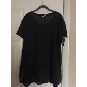 NWT C9 Champion Short Sleeve Black Athletic Top
